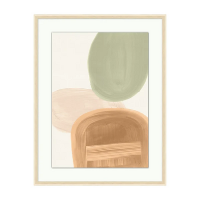 PASTEL I FRAMED PRINT