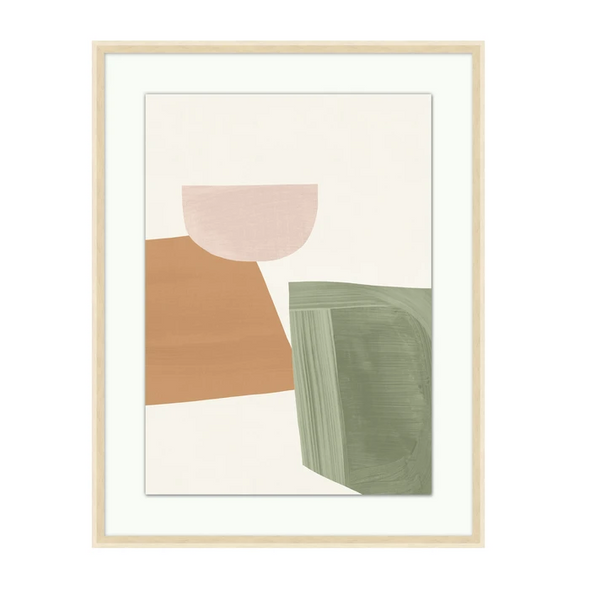 PASTEL II FRAMED PRINT