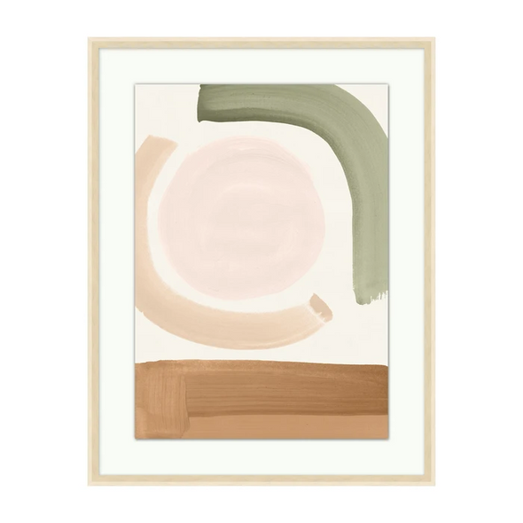 PASTEL IV FRAMED PRINT