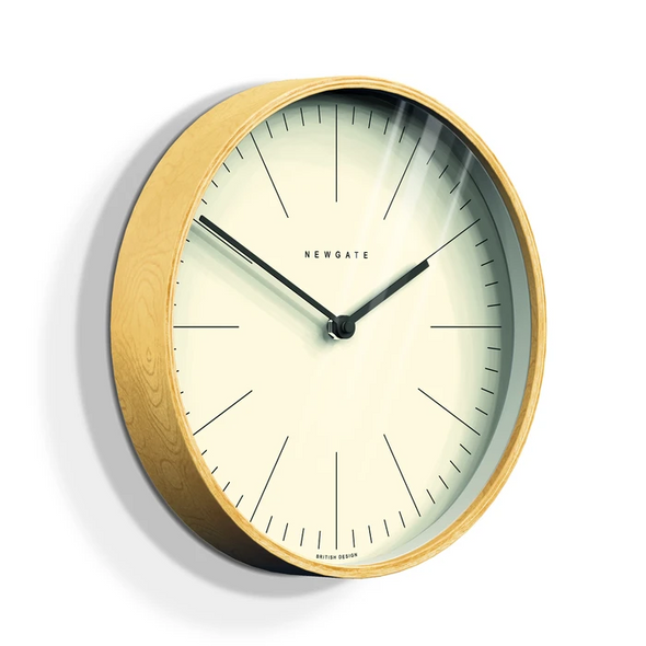 MR. CLARKE WALL CLOCK - WHITE