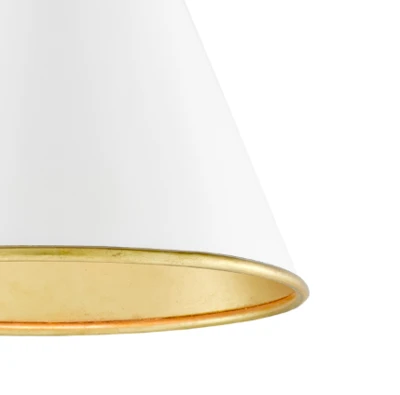 PIERRE SMALL PENDANT - WHITE