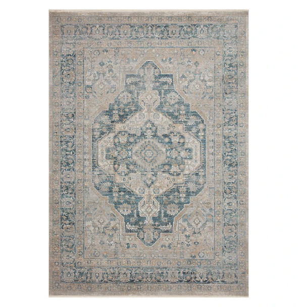 ELISE NEUTRAL/BLUE RUG