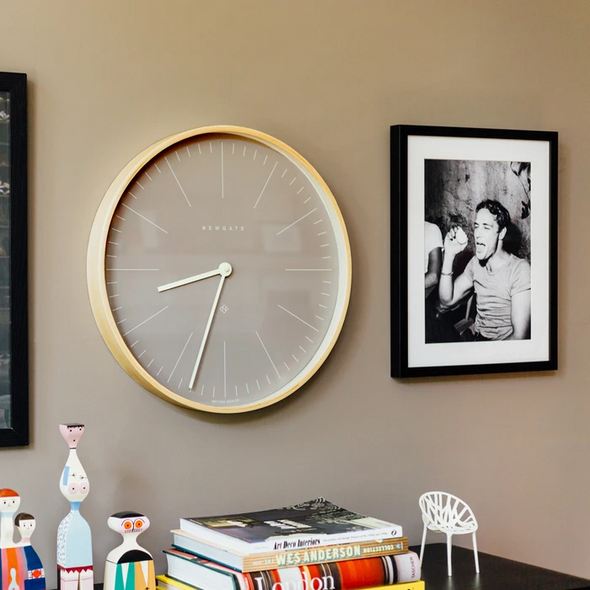 MR. CLARKE LARGE WALL CLOCK - CLAY GREY