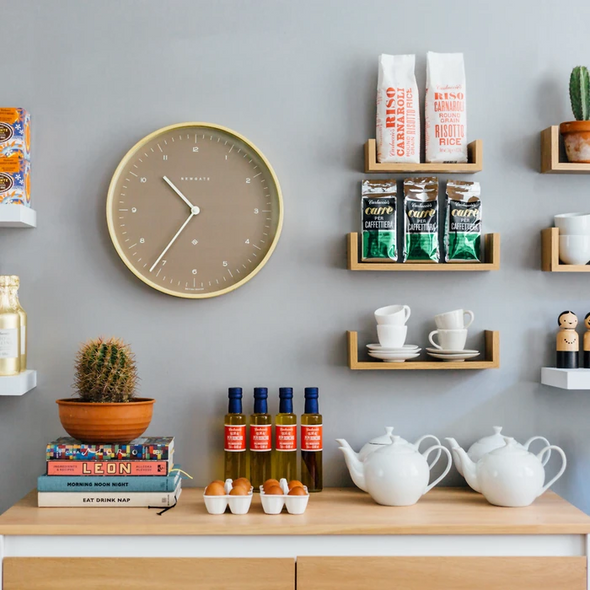 MR. CLARKE WALL CLOCK - BURNT SIENNA