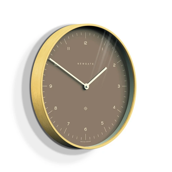 MR. CLARKE WALL CLOCK - BURNT SIENNA