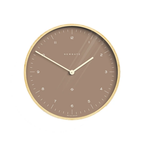 MR. CLARKE WALL CLOCK - BURNT SIENNA
